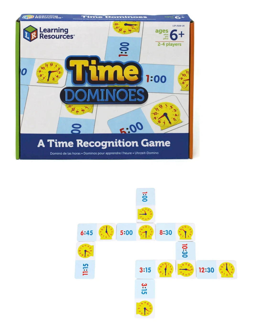 Learning Resources – Časové domino LSP2528 (Time Dominoes) 2